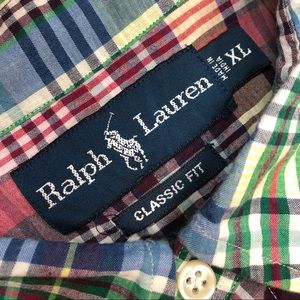 Polo by Ralph Lauren Shirts - Polo Ralph Lauren Madras Plaid Shirt XL Polo by Ralph Lauren Shirts - Polo Ralph Lauren Madras Plaid Shirt XL